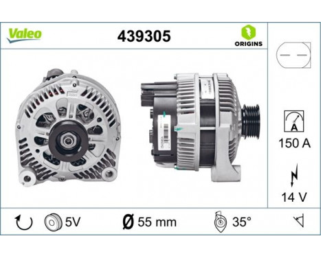 Generator NEW ORIGINAL PART 439305 Valeo