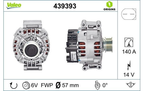 Generator NEW ORIGINAL PART 439393 Valeo, bild 4