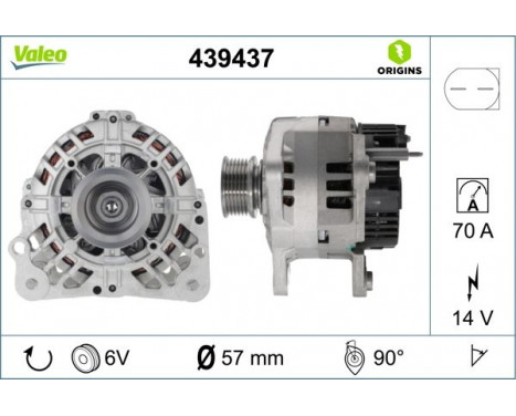 Generator NEW ORIGINAL PART 439437 Valeo