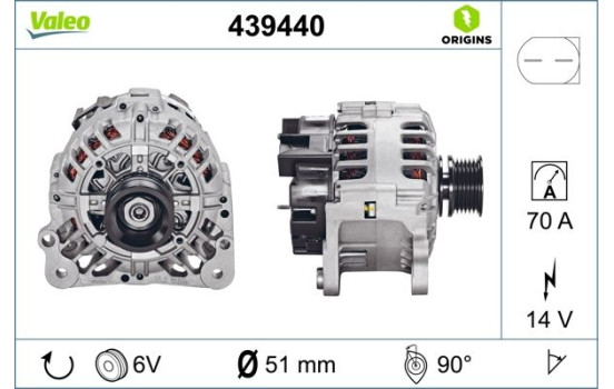 Generator NEW ORIGINAL PART 439440 Valeo