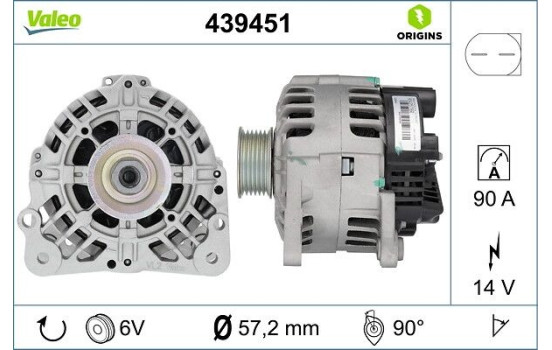 Generator NEW ORIGINAL PART 439451 Valeo, bild 3