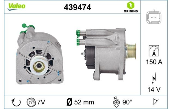 Generator NEW ORIGINAL PART 439474 Valeo