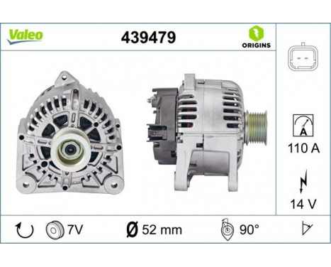 Generator NEW ORIGINAL PART 439479 Valeo