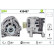 Generator NEW ORIGINAL PART 439487 Valeo, miniatyr 4