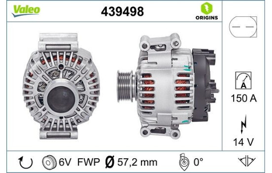 Generator NEW ORIGINAL PART 439498 Valeo, bild 4