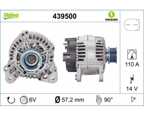 Generator NEW ORIGINAL PART 439500 Valeo Generator NEW ORIGINAL PART 439500 Valeo