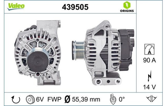 Generator NEW ORIGINAL PART 439505 Valeo, bild 4