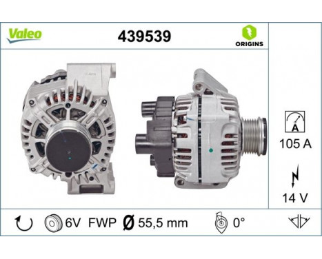 Generator NEW ORIGINAL PART 439539 Valeo, bild 4