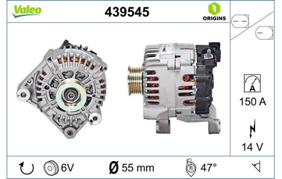 Generator NEW ORIGINAL PART 439545 Valeo, bild 4