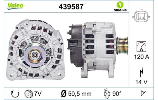 Generator NEW ORIGINAL PART 439587 Valeo, bild 4