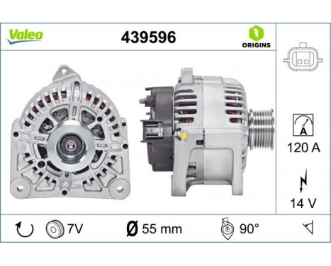 Generator NEW ORIGINAL PART 439596 Valeo
