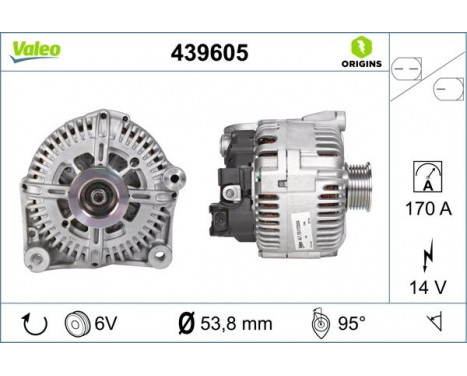 Generator NEW ORIGINAL PART 439605 Valeo
