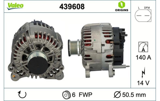 Generator NEW ORIGINAL PART 439608 Valeo, bild 4