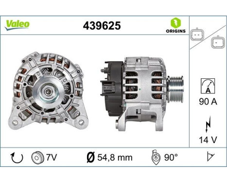 Generator NEW ORIGINAL PART 439625 Valeo, bild 4