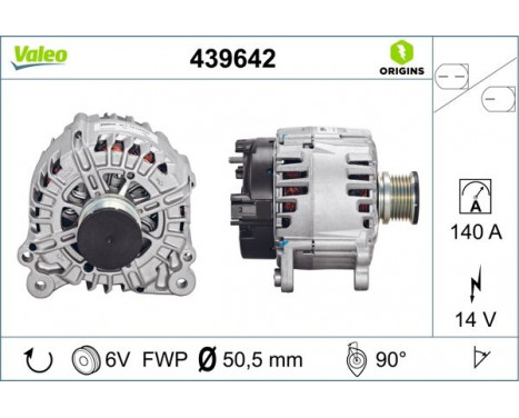 Generator NEW ORIGINAL PART 439642 Valeo