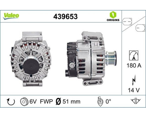 Generator NEW ORIGINAL PART 439653 Valeo, bild 4