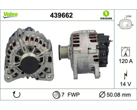 Generator NEW ORIGINAL PART 439662 Valeo