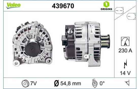 Generator NEW ORIGINAL PART 439670 Valeo, bild 4