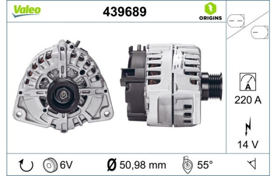 Generator NEW ORIGINAL PART 439689 Valeo