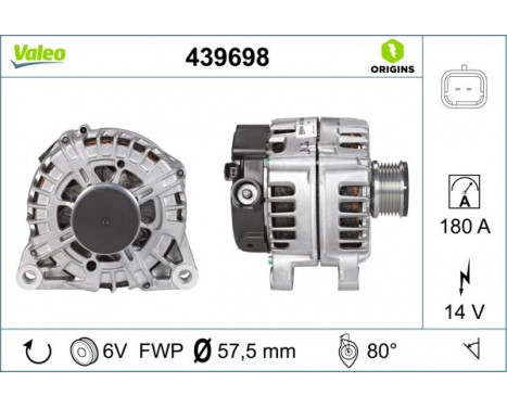 Generator NEW ORIGINAL PART 439698 Valeo, bild 4