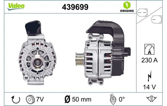Generator NEW ORIGINAL PART 439699 Valeo, bild 4