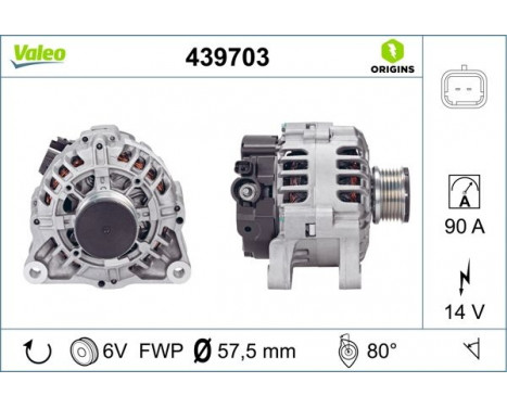 Generator NEW ORIGINAL PART 439703 Valeo