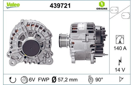 Generator NEW ORIGINAL PART 439721 Valeo, bild 4