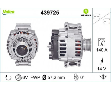 Generator NEW ORIGINAL PART 439725 Valeo