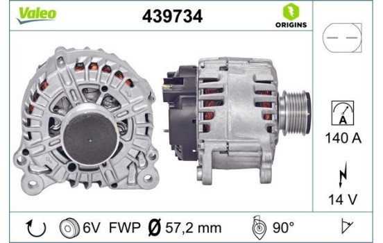 Generator NEW ORIGINAL PART 439734 Valeo