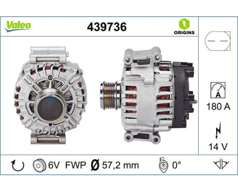 Generator NEW ORIGINAL PART 439736 Valeo, bild 4