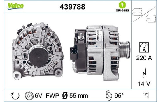 Generator NEW ORIGINAL PART 439788 Valeo, bild 4