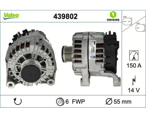 Generator NEW ORIGINAL PART 439802 Valeo