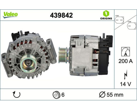 Generator NEW ORIGINAL PART 439842 Valeo