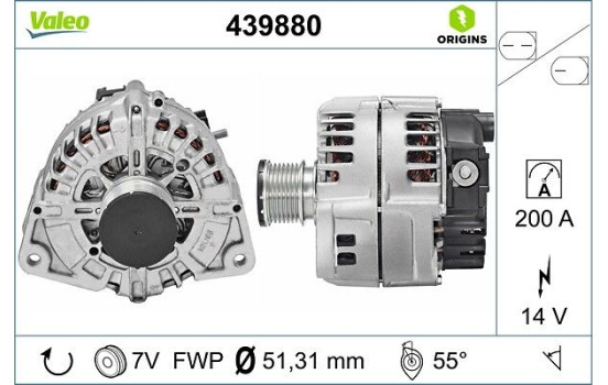 Generator NEW ORIGINAL PART 439880 Valeo, bild 4
