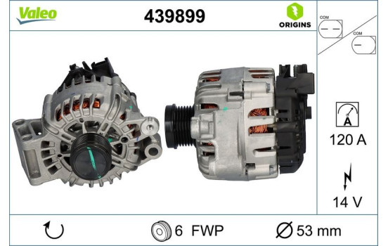 Generator NEW ORIGINAL PART 439899 Valeo, bild 4