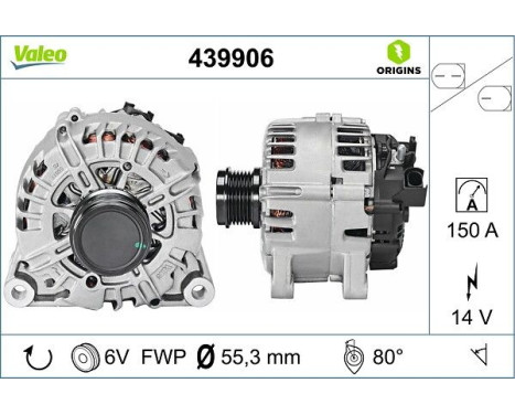 Generator NEW ORIGINAL PART 439906 Valeo, bild 4
