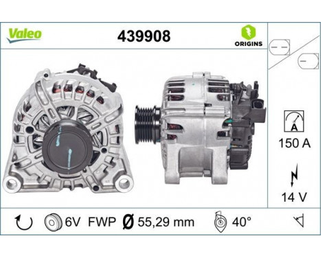 Generator NEW ORIGINAL PART 439908 Valeo