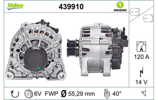 Generator NEW ORIGINAL PART 439910 Valeo, bild 4