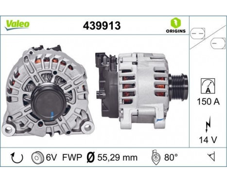 Generator NEW ORIGINAL PART 439913 Valeo, bild 2