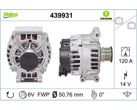 Generator NEW ORIGINAL PART 439931 Valeo