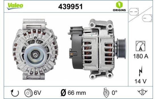 Generator NEW ORIGINAL PART 439951 Valeo, bild 4