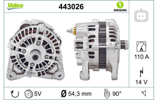 Generator NEW ORIGINAL PART 443026 Valeo
