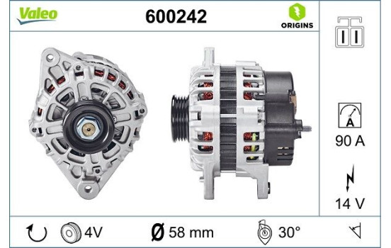 Generator NEW ORIGINAL PART 600242 Valeo, bild 4