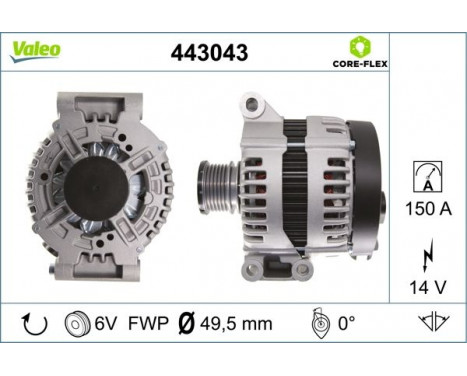 Generator NEW PART 443043 Valeo, bild 4