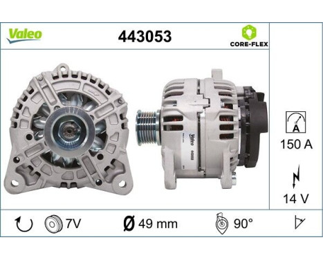 Generator NEW PART 443053 Valeo, bild 4