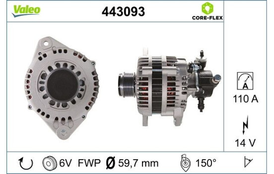 Generator NEW PART 443093 Valeo, bild 4