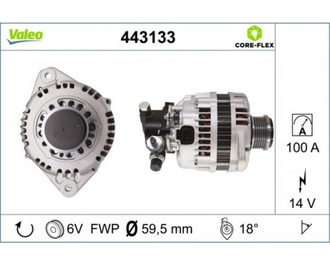 Generator NEW PART 443133 Valeo, bild 4
