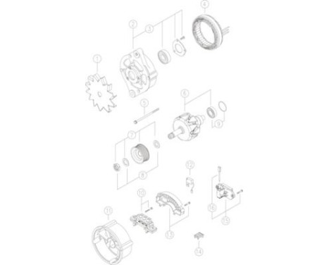 Generator Perkins 65A