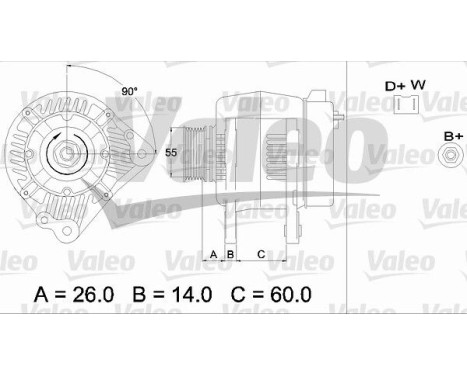 Generator REMANUFACTURED PREMIUM 436442 Valeo, bild 2