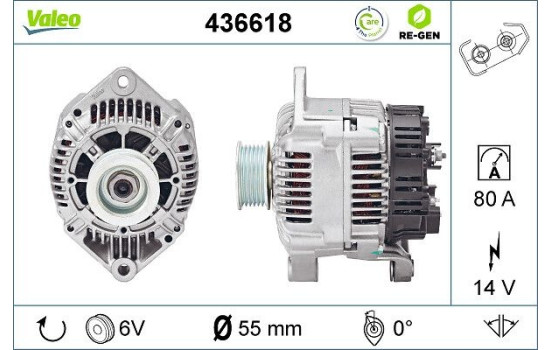 Generator REMANUFACTURED PREMIUM 436618 Valeo, bild 2